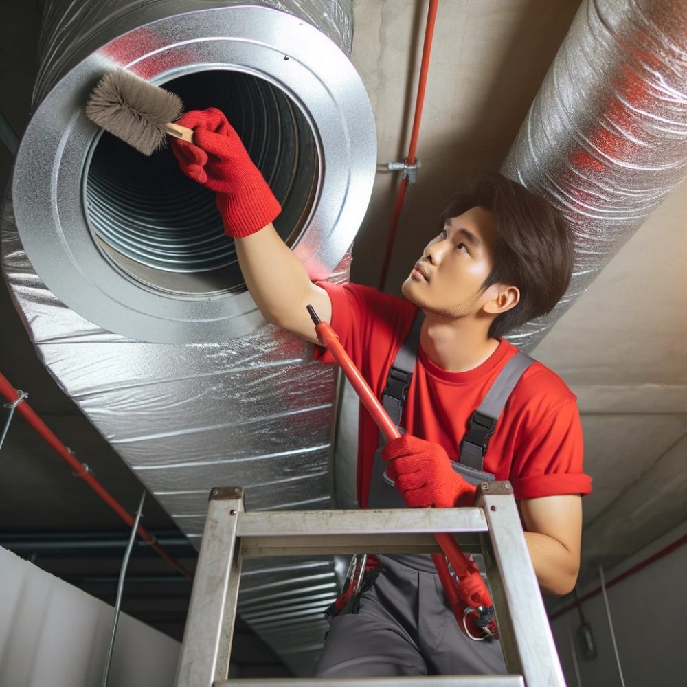 Duct cleaning and sealing